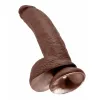Realistinen dildo Pipedream - King Cock Ruskea