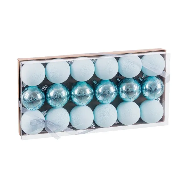 Kuuseehted Sinine Plastmass Ø 4 cm (18 Ühikut)