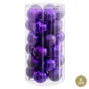 Ёлочные шарики Лиловый Пластик Ø 6 cm (30 штук)