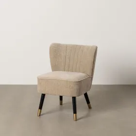 Fotelis Juoda Auksinis 58 x 70 x 74 cm