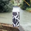 Quokka Echo - 690 ml Stainless Steel Bottle with Silicone Handle (Abstract Leaves)