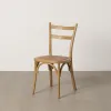 Обеденный стул Натуральный ротанг Древесина вяза 45 x 54 x 88,5 cm
