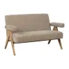 Sohva Beige 134 x 76 x 85 cm