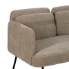 Sofa Black Beige 127 x 72 x 73 cm
