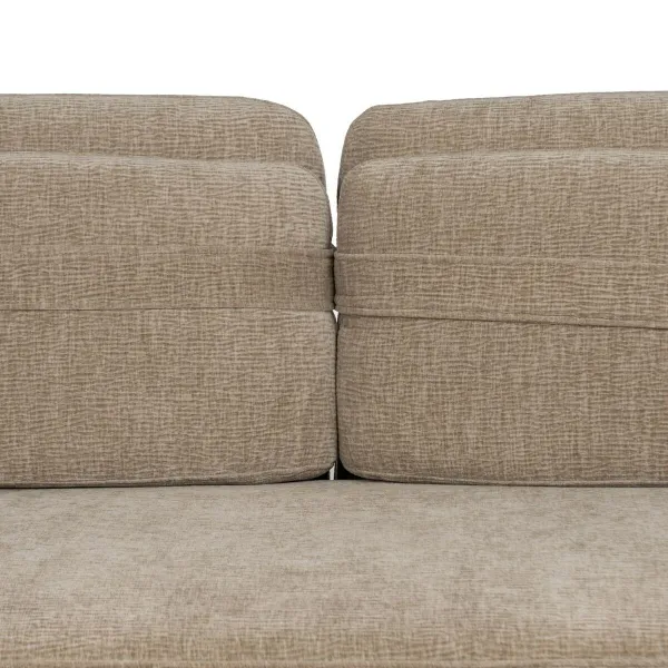 Sofa Black Beige 127 x 72 x 73 cm