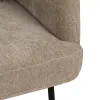 Sofa Black Beige 127 x 72 x 73 cm
