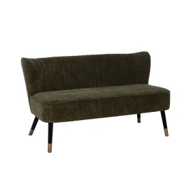 Sofa Juoda Žalia Auksinis 134 x 74 x 70 cm