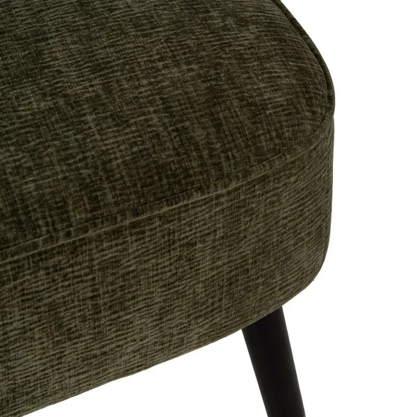 Sohva Musta Vihreä Kullattu 134 x 74 x 70 cm