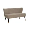 Sohva Musta Beige Kullattu 134 x 74 x 70 cm