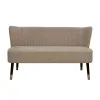 Sofa Juoda Rusvai gelsva Auksinis 134 x 74 x 70 cm