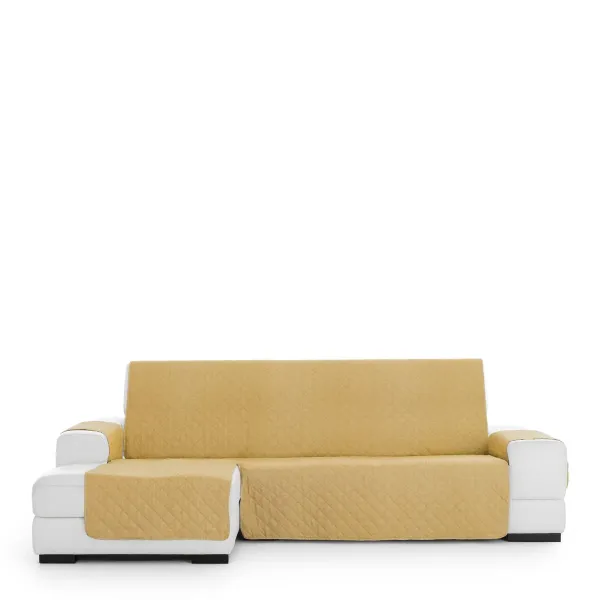 Right short arm chaise longue cover Eysa MONTBLANC Mustard 100 x 110 x 290 cm