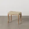 Банкетка Бежевый древесина каучукового дерева 50 x 47 x 36 cm