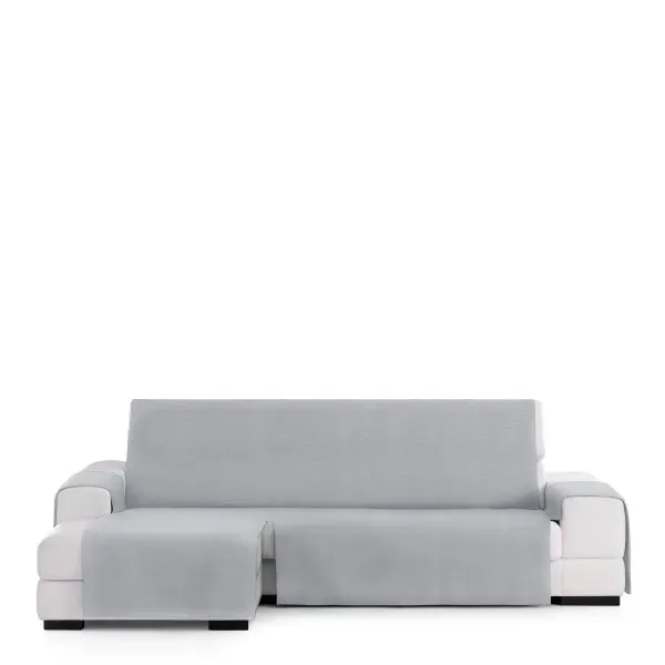 Right short arm chaise longue cover Eysa LEVANTE Grey 100 x 110 x 290 cm