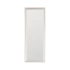 Wall mirror White Natural 40 x 6 x 110 cm
