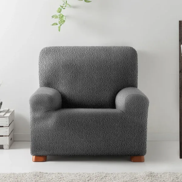 Armchair slipcovers Eysa ROC Dark grey 70 x 120 x 130 cm