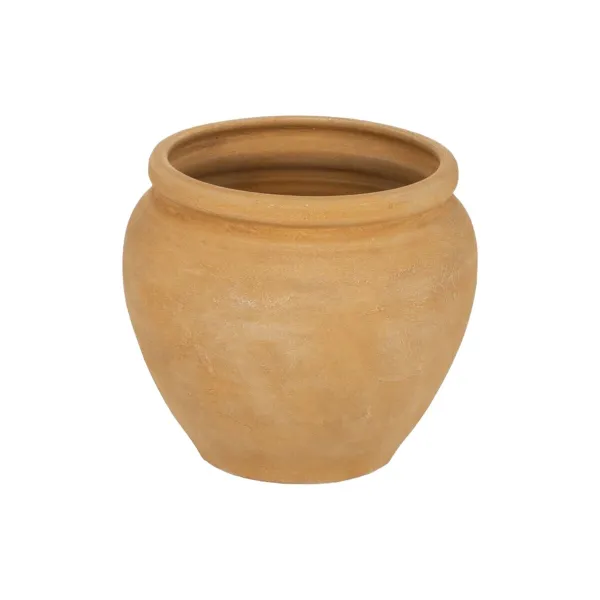 Vase Yellow Ceramic 30 x 30 x 28 cm