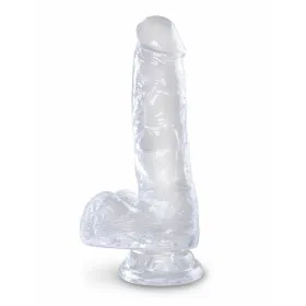 Realistinen dildo Pipedream - King Cock Läpinäkyvä
