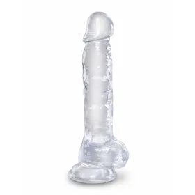 Realistlik dildo Pipedream - King Cock Läbipaistev