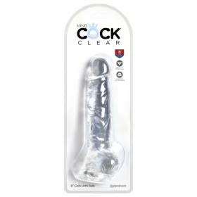 Realistlik dildo Pipedream - King Cock Läbipaistev
