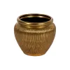 Vase Golden Ceramic 30 x 30 x 28 cm