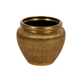 Vase Golden Ceramic 30 x 30 x 28 cm
