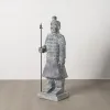 Декоративная фигура Серый Воин 38,5 x 34 x 122 cm