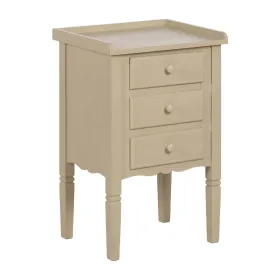 Nightstand Cream 43 x 33 x 66 cm