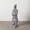 Decorative Figure Grey Warrior 41 x 33,5 x 122 cm