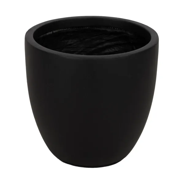 Set of Planters Black 44 x 44 x 41,5 cm (4 Units)