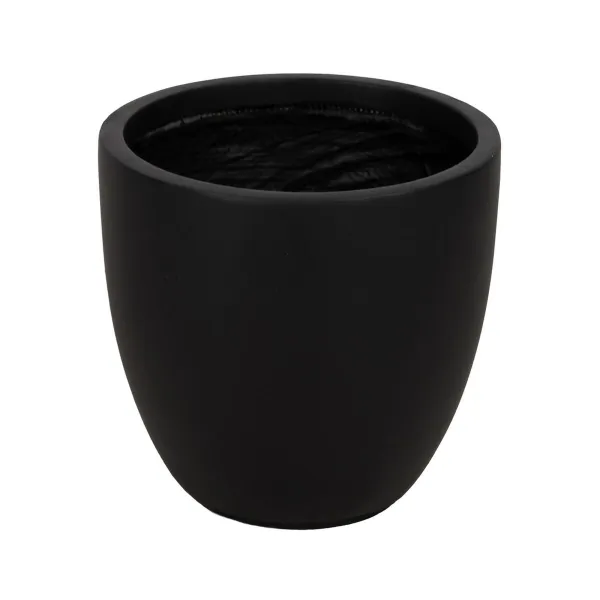 Set of Planters Black 44 x 44 x 41,5 cm (4 Units)