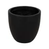 Set of Planters Black 44 x 44 x 41,5 cm (4 Units)