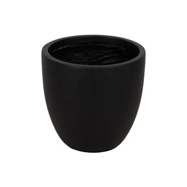 Set of Planters Black 44 x 44 x 41,5 cm (4 Units)