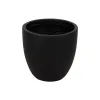 Set of Planters Black 44 x 44 x 41,5 cm (4 Units)