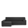 Left long arm chaise longue cover Eysa THOR Anthracite Dark grey 170 x 110 x 310 cm