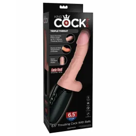 Realistinis vibratorius Pipedream - King Cock Natūralus