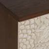 Ночной столик MANACOR Белый Коричневый