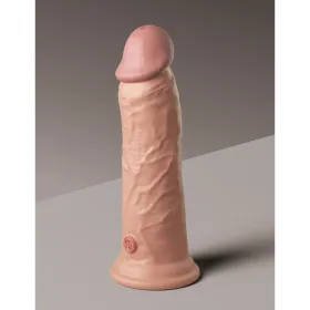 Realistinis vibratorius Pipedream - King Cock Silikoninis Natūralus
