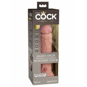 Realistinis vibratorius Pipedream - King Cock Silikoninis Natūralus