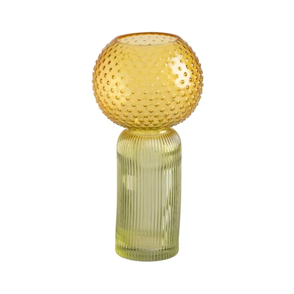 Vase Yellow Green Crystal