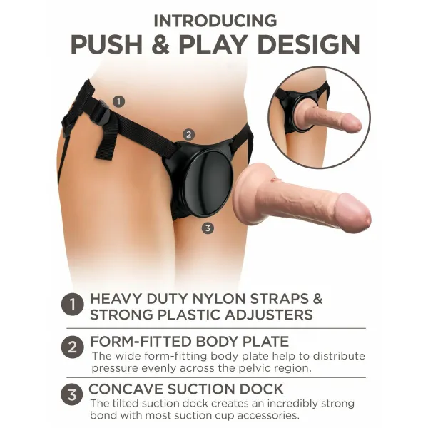 Strap-On Dildo Pipedream - King Cock