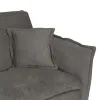Sofabed Grey 214 x 106 x 84 cm