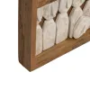 Painting Brown Beige Wood 144 x 94 x 6 cm