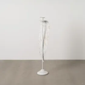 Candleholder White Iron 23,5 x 22,5 x 118 cm