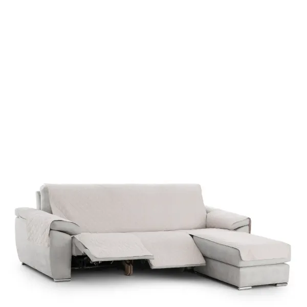 Right short arm chaise longue cover Eysa MONTBLANC Beige 100 x 110 x 200 cm