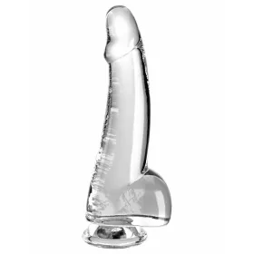 Reālistiskais Dildo Pipedream - King Cock Caurspīdīgs
