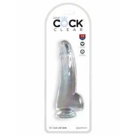 Realistinis vibratorius Pipedream - King Cock Skaidrus