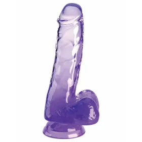 Realistinis vibratorius Pipedream - King Cock Purpurinė