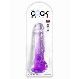 Realistinis vibratorius Pipedream - King Cock Purpurinė