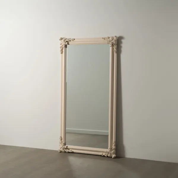 Настенное зеркало Кремовый 105 x 195 x 7 cm