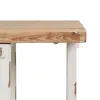 Hall White Natural 120 x 40 x 80 cm